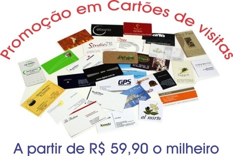 Carto de visitas em promoo! Ligue e confira!!!